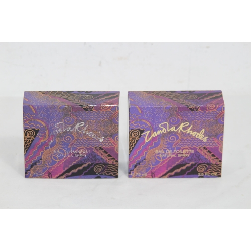 586 - TWO BOTTLES OF VINTAGE ZANDA RHODES PERFUMES