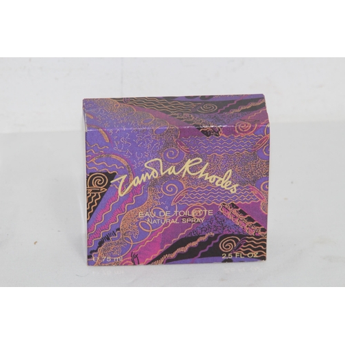 586 - TWO BOTTLES OF VINTAGE ZANDA RHODES PERFUMES