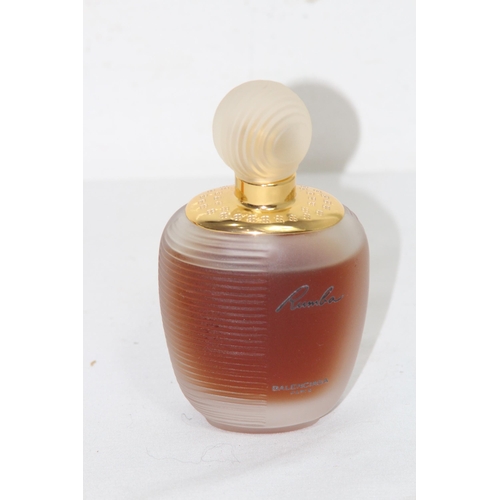 587 - BOTTLE OF VINTAGE SAMSARA AND RUMBA PERFUME