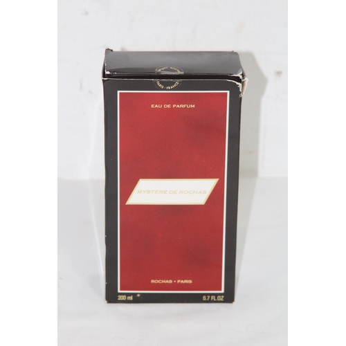 588 - USED BOTTLE OF VINTAGE MYSTERE DE ROCHAS 200ML PERFUME