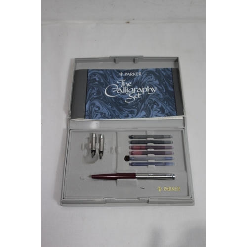559 - PARKER CALLIGRAPHY SET