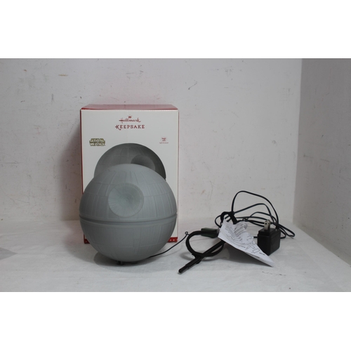 HALLMARK KEEPSAKE DEATH STAR TREE TOPPER - REMOTE CONTROL MISSING