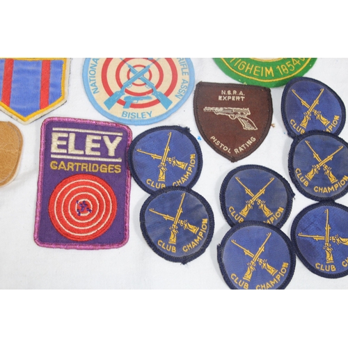 COLLECTION OF SHOOTING CLOTH PATCHES