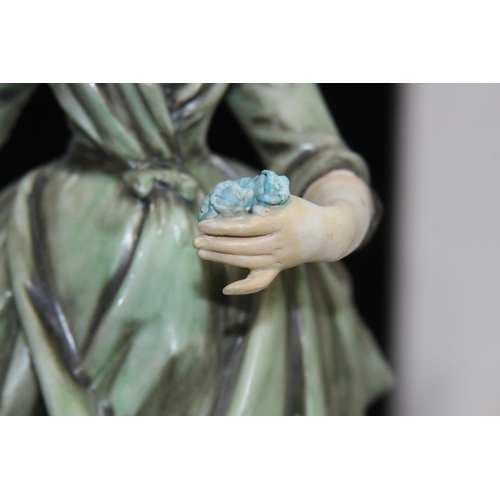 164 - ROYAL DUX STYLE FIGURE AND TWO OTHERS 
30CM