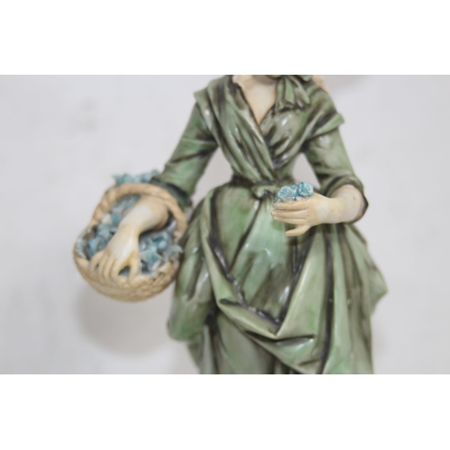 164 - ROYAL DUX STYLE FIGURE AND TWO OTHERS 
30CM