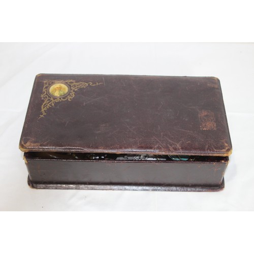 254 - JEWELLERY BOX AND CONTENTS