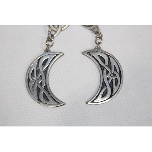 838 - PAIR OF CELTIC DESIGNED EARRINGS
