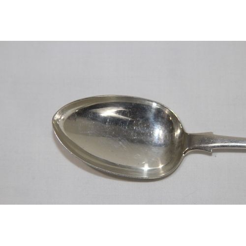 882 - PAIR OF SILVER SPOONS - EXETER 1857 - JOHN STONE - 66.5G