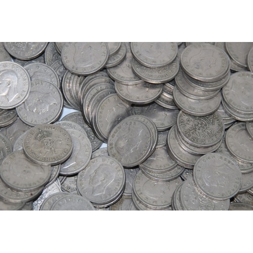 801 - QUANTITY OF POST 1946 TWO SHILLING PIECES - 5.2KG