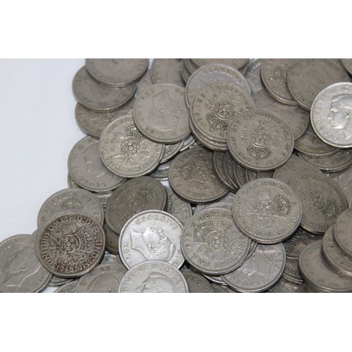 801 - QUANTITY OF POST 1946 TWO SHILLING PIECES - 5.2KG