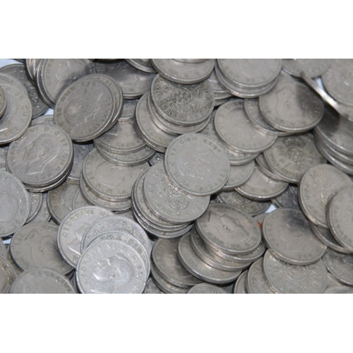 801 - QUANTITY OF POST 1946 TWO SHILLING PIECES - 5.2KG