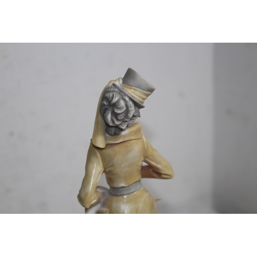 646 - VINTAGE BRUNO MERLI CAPODIMONTE FIGURINE 
35CM