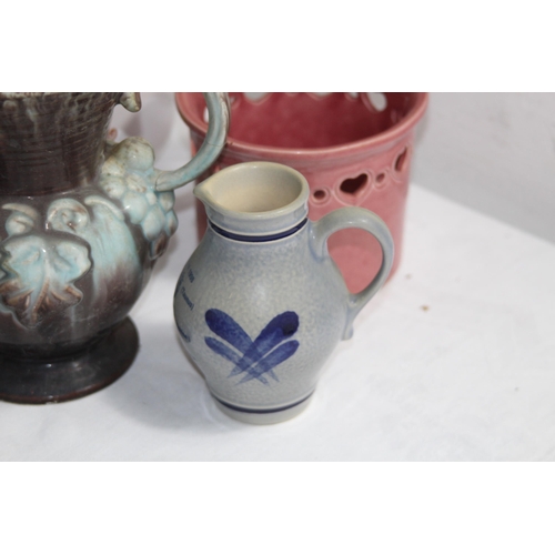 200 - QUANTITY OF WEST GERMAN CHINA AND RUMTOPF 
23 X 19CM