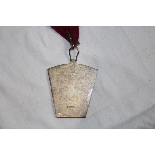 283 - TWO VINTAGE LEATHER CASES WITH MASONIC JEWELLED COLLARS, APRONS, EPHEMERA AND SELECTION OF MASONIC M... 