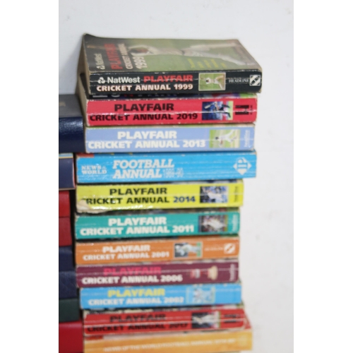 285 - QUANTITY OF CRICKET BOOKS