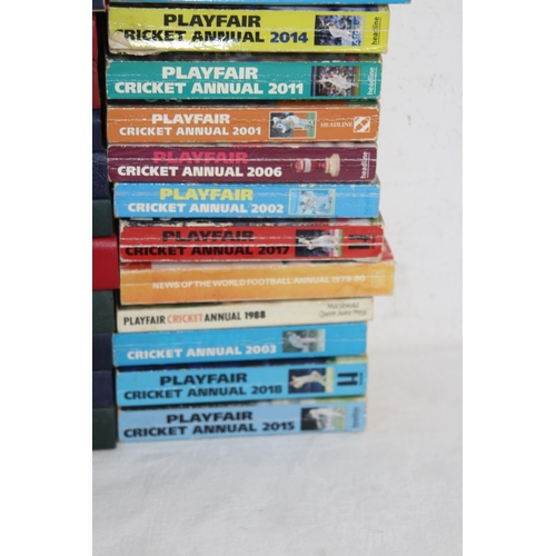 285 - QUANTITY OF CRICKET BOOKS