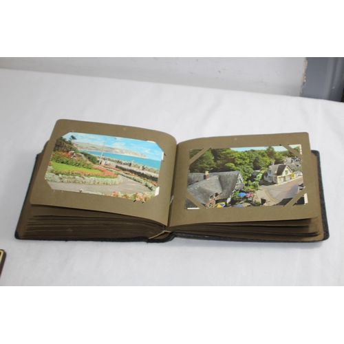 725 - VICTORIAN POSTCARD ALBUM