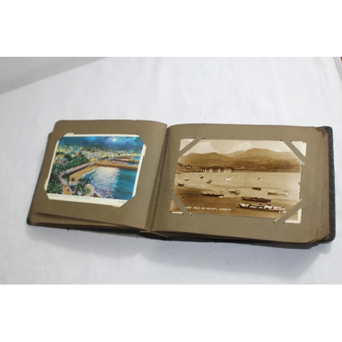725 - VICTORIAN POSTCARD ALBUM