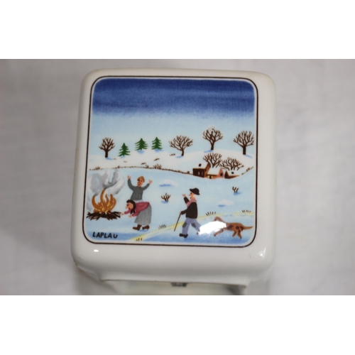 215 - VILLEROY AND BOCH MONEY BOX AND BUNNYKINS BOWL