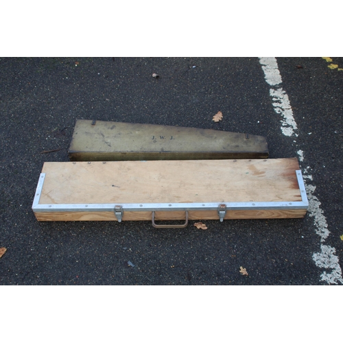 361 - TWO GUN CASES 
100 X 23CM
