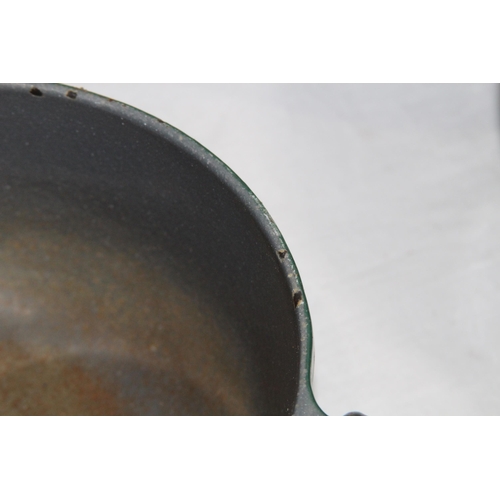 316 - QUANTITY OF GREEN LE CRESUET STYLE PANS x4