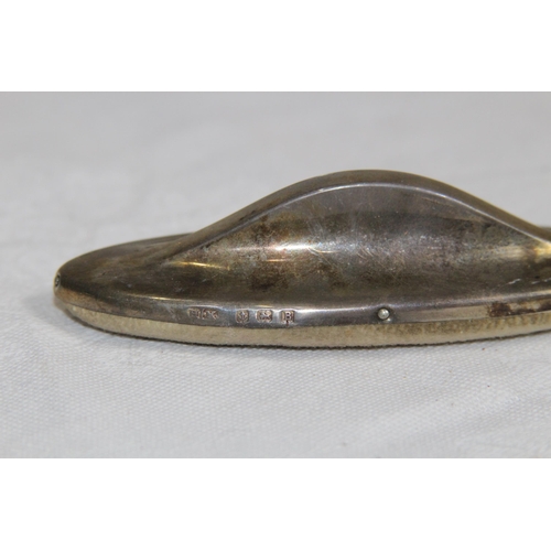 891 - THREE SILVER NAIL BUFFERS, VARIED DESIGNS & DATES