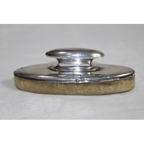 891 - THREE SILVER NAIL BUFFERS, VARIED DESIGNS & DATES