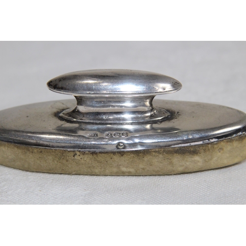 891 - THREE SILVER NAIL BUFFERS, VARIED DESIGNS & DATES