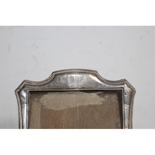 893 - LARGE PAIR OF SILVER FRAMED PHOTO FRAMES, AF