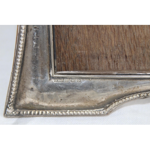 893 - LARGE PAIR OF SILVER FRAMED PHOTO FRAMES, AF