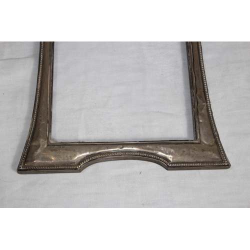 893 - LARGE PAIR OF SILVER FRAMED PHOTO FRAMES, AF