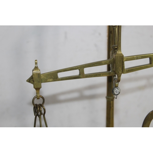 319 - VINTAGE LETTER SCALES 
43 X 30CM