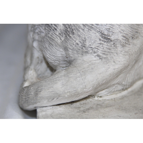 324 - CONOVA STONE LION FIGURE 
30 X 10 X 14CM