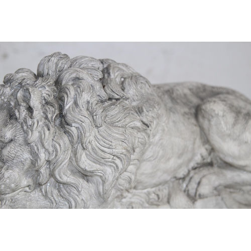 324 - CONOVA STONE LION FIGURE 
30 X 10 X 14CM