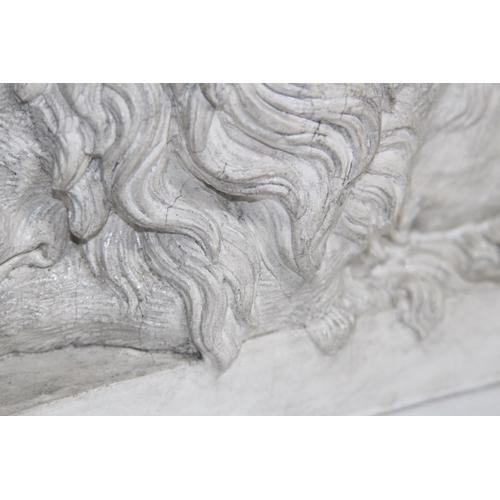 324 - CONOVA STONE LION FIGURE 
30 X 10 X 14CM