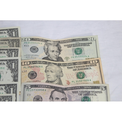 810 - $100 DOLLARS IN BANKNOTES AND COINS