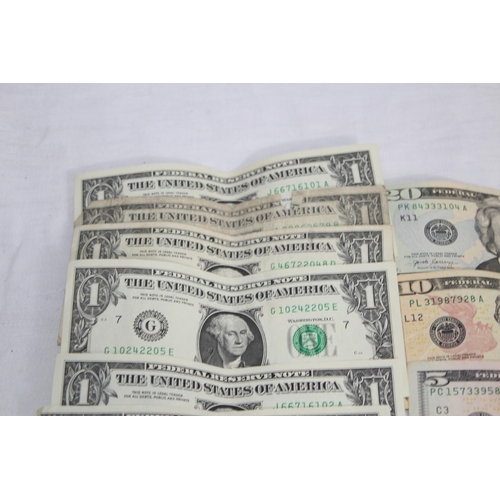 810 - $100 DOLLARS IN BANKNOTES AND COINS