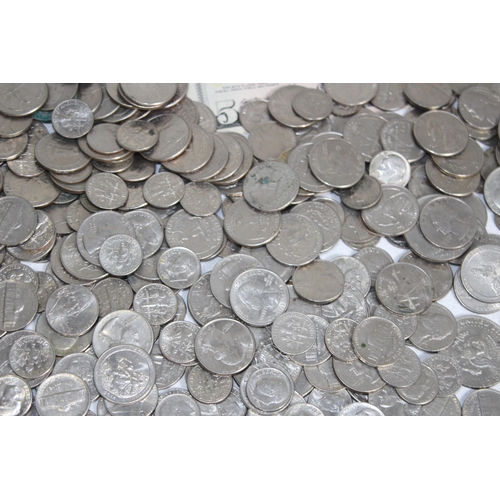 810 - $100 DOLLARS IN BANKNOTES AND COINS