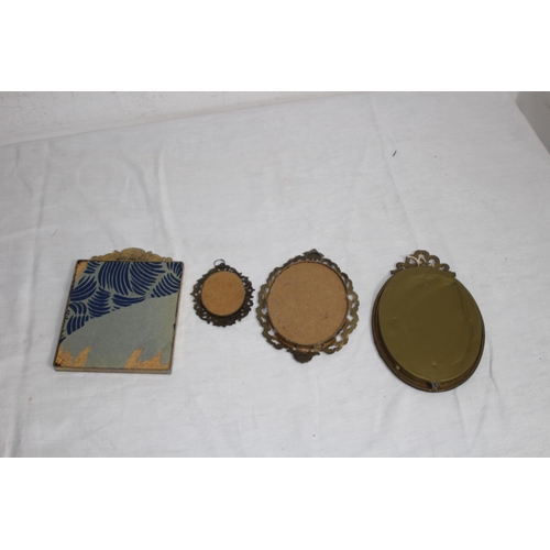 91 - SELECTION OF MINIATURE PORTRAIT PICTURES x4