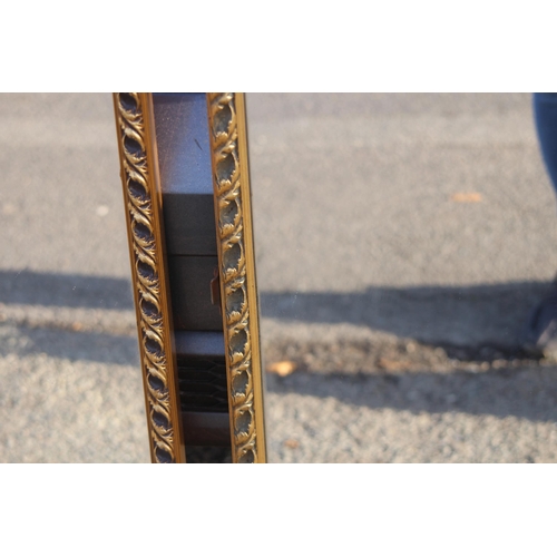 95 - SELECTION OF GILT FRAMED MIRRORS x3
133 X 34CM