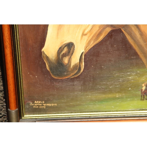 96 - 1975 JOSEPHINE WINSOR OIL ON CANVAS ARKLE 
70 X 60CM