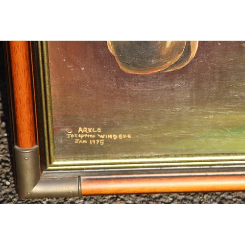 96 - 1975 JOSEPHINE WINSOR OIL ON CANVAS ARKLE 
70 X 60CM