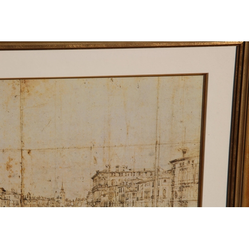98 - ANTIQUE PLAN OF VENICE PRINT 
122 X 66CM