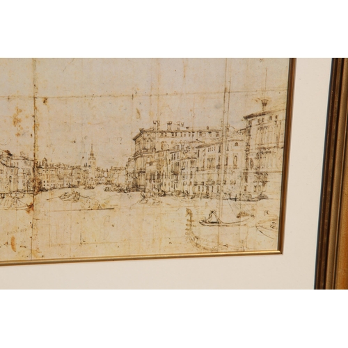 98 - ANTIQUE PLAN OF VENICE PRINT 
122 X 66CM
