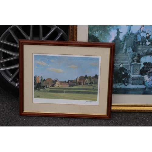 110 - QUANTITY OF CLASSICAL PICTURES  x4
94 X 74CM