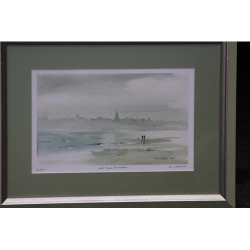 116 - QUANTITY OF WATERCOLOURS x6 
64 X 48CM