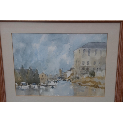 116 - QUANTITY OF WATERCOLOURS x6 
64 X 48CM