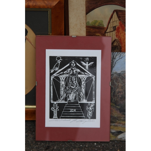 121 - QUANTITY OF VARIOUS ART
37 X 27CM