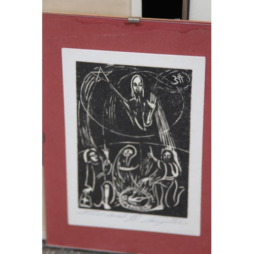 121 - QUANTITY OF VARIOUS ART
37 X 27CM