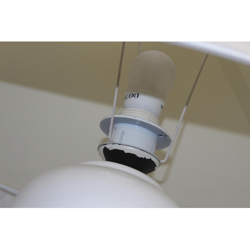 141 - TWO TABLE LAMPS 
58CM